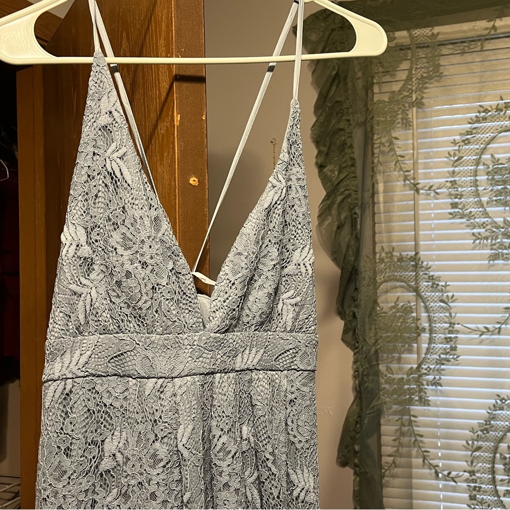 Dusty Blue Formal Dress